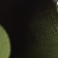 Pre Owned Loro Piana Military Green Leather Micro Bale Bag