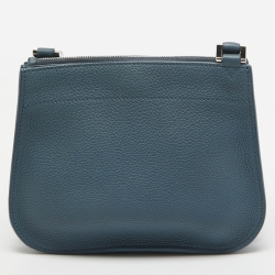 Pre Owned Loro Piana Blue Leather Milky Way Odessa Crossbody Bag