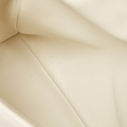 Loro Piana White Leather Extra Pocket L23 Backpack