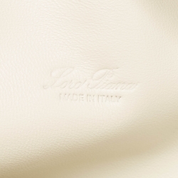 Loro Piana White Leather Extra Pocket L23 Backpack
