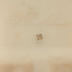 Pre Owned Loro Piana Beige Suede Summer Charms Walk Loafers Size 39