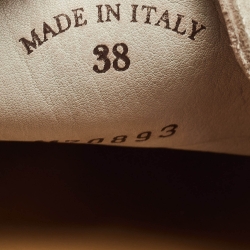 Pre Owned Loro Piana Grey Suede Summer Charms Walk Loafers Size 38