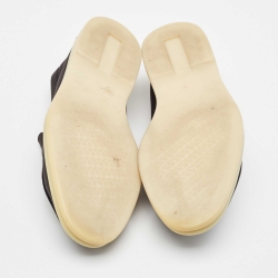 Pre Owned Loro Piana  Black Suede Summer Charms Walk Loafers  Size 36.5