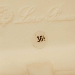 Pre Owned Loro Piana  Black Suede Summer Charms Walk Loafers  Size 36.5