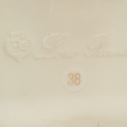 Pre Owned Loro Piana Brown Suede Summer Charms Walk Loafers Size 38