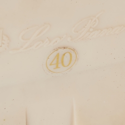 Pre Owned Loro Piana Beige Suede Summer Charms Walk Loafers Size 40