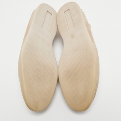 Pre Owned Loro Piana Beige Suede Summer Charms Walk Loafers Size 40