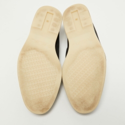 Pre Owned Loro Piana Black Suede Summer Charms Walk Loafers Size 38