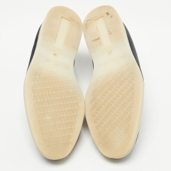 Pre Owned Loro Piana Navy Blue Suede Open Walk Ankle Boots Size 38