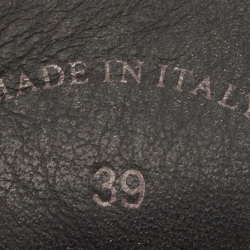 Pre Owned Loro Piana Black Suede Babouche Charms Walk Mules Size 39