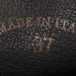 Pre Owned Loro Piana Black Suede Charms Walk Mules Size 37