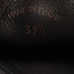 Pre Owned Loro Piana Black Suede Babouche Charms Walk Sandals Size 39.5