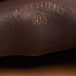 Pre Owned Loro Piana Brown Suede Summer Charms Walk Loafers Size 40.5