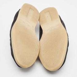 Pre Owned Loro Piana Black Suede Summer Charms Walk Loafers Size 36.5