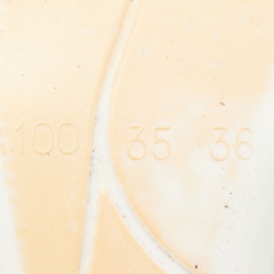 Pre Owned Loro Piana Navy Blue Knit Fabric 360 LP Flexy Walk Sneakers Size 36