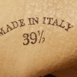 Pre Owned Loro Piana Beige Suede Summer Charms Walk Loafers Size 39.5