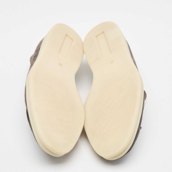 Pre Owned Loro Piana Grey Suede Summer Charms Walk Loafers Size 39