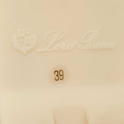 Pre Owned Loro Piana Grey Suede Summer Charms Walk Loafers Size 39