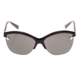 Pre Owned Louis Vuitton Black Glitter Violette Cat Eye Sunglasses