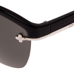 Pre Owned Louis Vuitton Black Glitter Violette Cat Eye Sunglasses