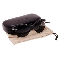 Pre Owned Louis Vuitton Black Glitter Violette Cat Eye Sunglasses
