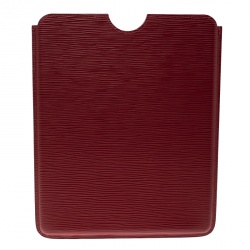 Pre Owned جراب آيباد لوي فيتون كارمين جلد أيبي