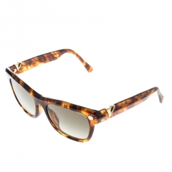 Pre Owned Louis Vuitton Honey Brown / Grey Z0901E Confidential Wayfarer Sunglasses