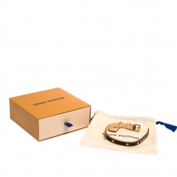 Pre Owned طوق كلب لوي فيتون باكستر كانفاس مونوغرامي MM