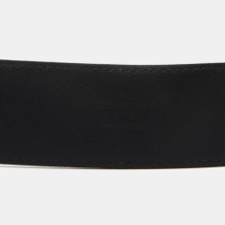 مملوكة مسبقًا Louis Vuitton Black Epi Leather Initials Belt 85 CM