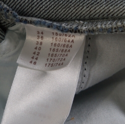 Louis Vuitton Indigo Dark Wash Denim Straight Fit Jeans S