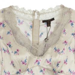 مملوكة مسبقًا Louis Vuitton Satin Lace Dress S