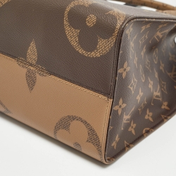 Pre Owned Louis Vuitton Reverse Monogram Giant Canvas Onthego MM Bag