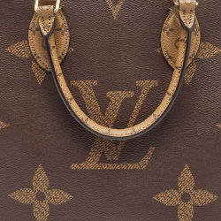 Pre Owned Louis Vuitton Reverse Monogram Giant Canvas Onthego MM Bag