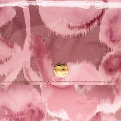 Louis Vuitton Rose Velours Monogram Vernis Ikat Limited Edition Sarah Wallet
