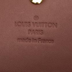 Louis Vuitton Rose Velours Monogram Vernis Ikat Limited Edition Sarah Wallet