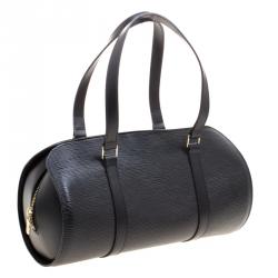Pre Owned Louis Vuitton Black Epi Leather Soufflot Bag