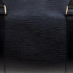 Pre Owned Louis Vuitton Black Epi Leather Soufflot Bag