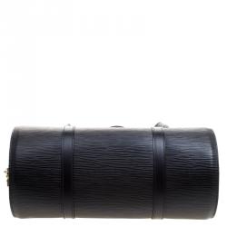 Pre Owned Louis Vuitton Black Epi Leather Soufflot Bag