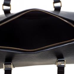 Pre Owned Louis Vuitton Black Epi Leather Soufflot Bag