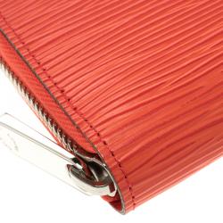 Louis Vuitton Orange Epi Leather Zippy Wallet