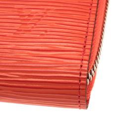 Louis Vuitton Orange Epi Leather Zippy Wallet
