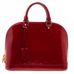 مملوكة مسبقًا Louis Vuitton Pomme D’amour Monogram Vernis Alma PM Bag