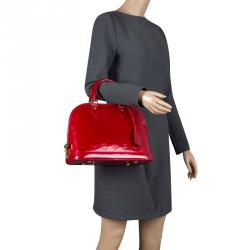 مملوكة مسبقًا Louis Vuitton Pomme D’amour Monogram Vernis Alma PM Bag
