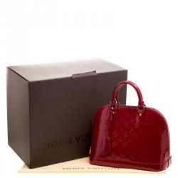 مملوكة مسبقًا Louis Vuitton Pomme D’amour Monogram Vernis Alma PM Bag