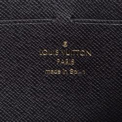 Louis Vuitton Fusain Mini Lin Zippy Wallet