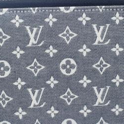 Louis Vuitton Encre Mini Lin Zippy Wallet