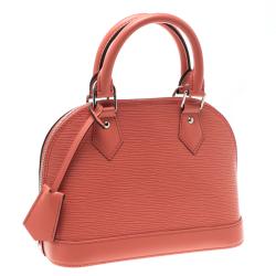 Pre Owned حقيبة لوي فيتون ألما جلد أيبي وردية فاقعة BB