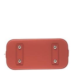 Pre Owned حقيبة لوي فيتون ألما جلد أيبي وردية فاقعة BB