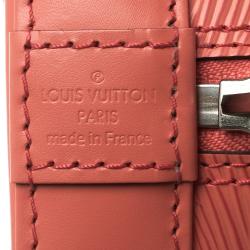 Pre Owned حقيبة لوي فيتون ألما جلد أيبي وردية فاقعة BB