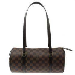 Pre Owned Louis Vuitton Damier Ebene Canvas Papillon 30 Bag